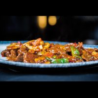 61. Buey con verduras y guindilla Thai