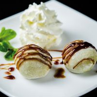 Mochi japonés de mango o cheesecake-fresa