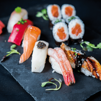 38C. Moriawase sushi y maki