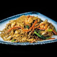 74. Fideos de arroz al estilo Singapur con soja