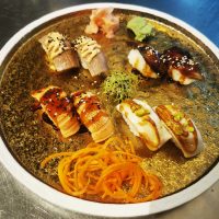 Moriawase sushi tostado