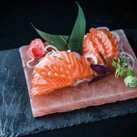 40. Sake sashimi (salmón, 8 cortes)