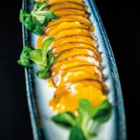 52a. Lonchas de Pato Asado a la Naranja con Cointreau
