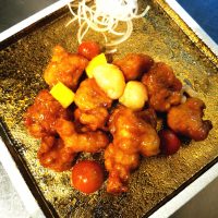 57a. Pollo Agridulce con Frutas